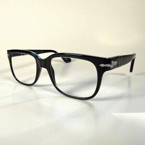 PERSOL 3252-V 95 Eyeglasses Frame Only Black 52-19-145 Full Rim Square Italy